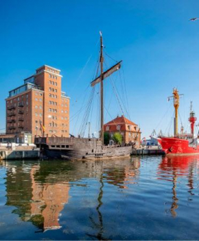 Appartment im Ohlerich Speicher in Wismar mit Stadt -und Meerblick